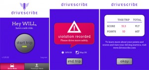 DriveScribe Screenshots 300x142 Texting and Driving? Phone Apps to Help You Reconsider